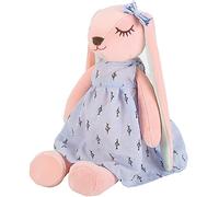 Simmpu Cute Rabbit Plush Toy,Creative Kawaii Toys,Bunny with Beautiful Skirt,Long Ear Rabbits Soft Muppet,Big Eared Bunny Stuffed Doll, for Girl Kids Birthday Gifts (35cm,Blue), (ZLD0023G-B)