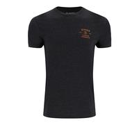 Simms Men's M’s Stacked Bass T-Shirt, Charcoal Heather, XL