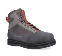 Simms Tributary Felt Sole Wading Boots - Premium Adult Felt Bottom Fishing Boots, Ideal for Stream & River Fishing with Enhanced Traction & Comfort (Basalt, 12)