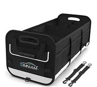 SIMNIAM Car Boot Organiser, XXL Car Boot Storage Organiser, Collapsible Car Boot Tidy with Adjustable Securing Straps&Non Slip Bottom, Car Trunk Organiser for Most Vehicles&Indoor, 95L