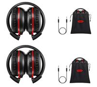 SIMOLIO 2 Pack IR Headphones for Car DVD Compatible with Honda Odyssey, Pilot, uConnect VES, Chrysler Pacifica, Town & Country, Dodge Grand Caravan, GMC Yukon, Toyota Sienna, Lexus, GM,Jeep 2006-2023