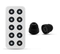SIMOLIO Headset Replacement Ear Tips, Isolation Noise Cancelling Memory Foam Earphone Tips for Superior Sound & Noise Isolation, Premium Replacement Noise Reducing Earbuds Tips (5 Pairs, Medium Size)