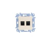 Simon 10 C52.01/41 Dual RJ45 Cat5e Socket