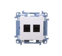10 MODULE WHITE COMPUTER SOCKET 2X UAE 8 CAT.5E UTP C52.01/11