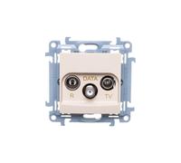 Simon 10 RTV-DATA Antenna Socket Cream CAD.01/41