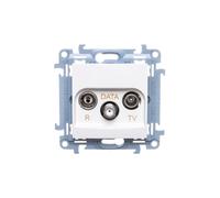 Simon 10 RTV-DATA Antenna Socket White CAD.01/11