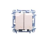 Simon 10 Stair Connector Double 10AX Cream CW6/2.01/41