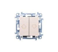 Simon 10 Venetian Blind Connector 10A IP20 Cream CZW1.01/41