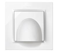 Simon 10 White Cable Outlet