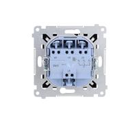 54 Black Matt Module 3-Way Connector with Spring Clamps 10AX 250V