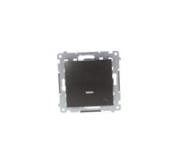 Simon 54 Backlit Stair Connector Charcoal DW6AL.01/48