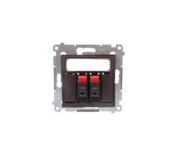 Simon 54 DGL32.01/46 Double Speaker Socket