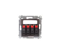 Simon 54 DGL34.01/46 Quad Speaker Socket