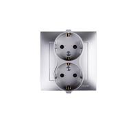 Simon 54 DGSz2Z/43 Double SCHUKO Socket 16A IP20
