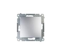 Simon 54 DP1A.01/43 Single Switch Silver Matt