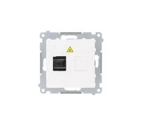 Simon 54 Fiber Optic/ Optical Jack Single DGS1.01/11