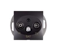 Simon 54 Gniazdo antenowe RD/TV/SAT przelotowe antracyt DASP.01/48