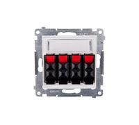Simon 54 Speaker Box Quadruple White DGL34.01/11