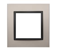 Simon 54 Nature 1-time metal frame, Satin Night DRN1/81