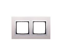Simon 54 Nature Double Frame Metal SATIN GLOSS DRN2/79