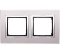 Simon 54 Nature Double Frame Metal SATIN GLOSS DRN2/79