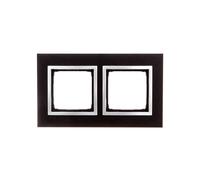 Simon 54 Nature Double Metal Frame INOX YIN DRN2/78