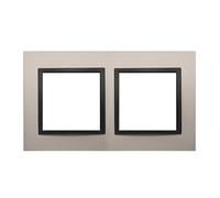 Simon 54 Nature Frame 2x Metal, Satin Night DRN2/81