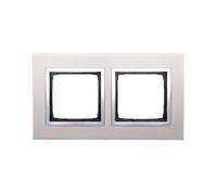 Simon 54 Nature Double Frame Metal SATIN GLOSS DRN2/79