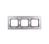 Simon 54 Nature Triple Glass Frame SILVER MIST DRN3/71