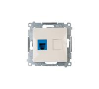 Simon 54 Phone Jack Single RJ12 Cream DT1.01/41