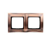 Simon 54 Premium Double Frame Metal Copper Rustic DR2/36