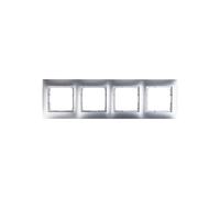 Simon 54 Premium Quad Frame Silver Matt DR4/43