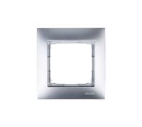 Simon54 DR1/43 1-Gang Universal Frame IP20/IP44 Matte Silver