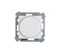 Simon 54 Pressure Rotary Dimmer 20-500W White DS9T.01/11