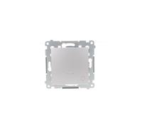 Simon 54 Push Button/Bell/, Quick Coupler, Silver Matt DD1L.01/43