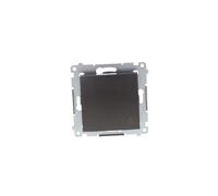 Simon 54 Push Button/Light/, Quick Coupler, Charcoal DS1.01/48