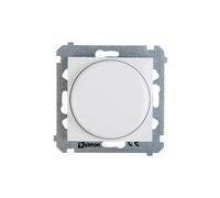 Simon 54 Pressure Rotary Dimmer 20-500W White DS9T.01/11