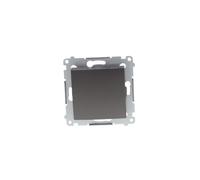 Simon 54 Single Button, Quick Coupler, Charcoal DPR1.01/48