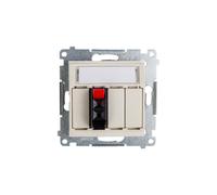 Simon 54 Single Speaker Socket Cream DGL31.01/41