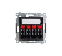 Simon 54 Speaker Box Quadruple Charcoal DGL34.01/48