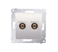 Simon 54 Speaker Box Single Cream DGL2.01/41