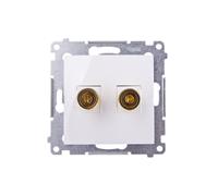 Simon 54 Speaker Jack Single White DGL2.01/11