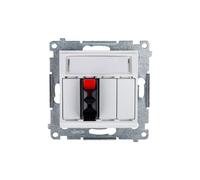 Simon 54 Speaker Jack Single White DGL31.01/11