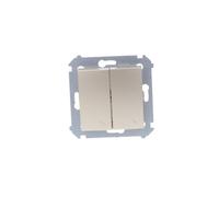 Simon 54 Stair Connector Double Gold Matt DW6/2.01/44