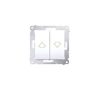 54 MODULE WHITE VENETIAN BLIND BUTTON PREMIUM LOCK 54 DZP1.01/11