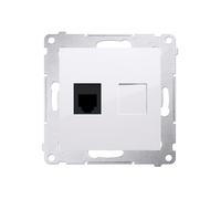 SIMON 54 WHITE MODULE TELEPHONE SOCKET 1X UAE 6 FLAT