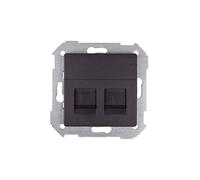 Simon 82 82006-38 Double Computer Socket Cover