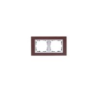 Simon 82 82927-65 Wooden Horizontal Double Frame Wenge