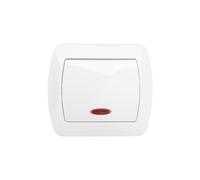 WHITE CONNECTOR 1 POLE ILLUMINATED TERMINALS Chord AW1L/11