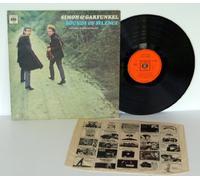 SIMON AND GARFUNKEL - SIMON AND GARFUNKEL, sounds of silence. UK. 1966. Record label: Orange/red sunset CBS